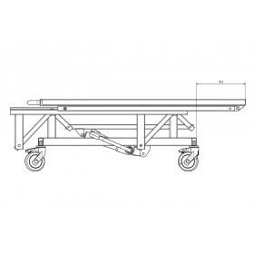 Wózek / stół weterynaryjny GOLIAT 2 CRM Wózek / stół weterynaryjny GOLIAT 2 CRM