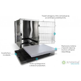 Klatka weterynaryjna M - 59x66x76 cm